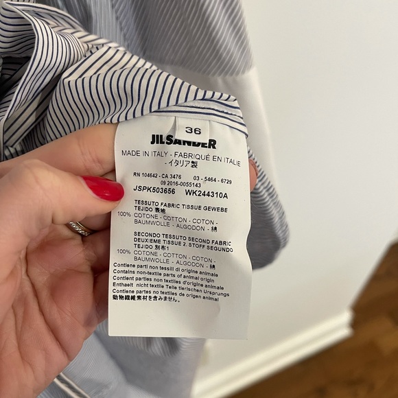 Jil Sander Stripped Dress - Picture 2 of 7